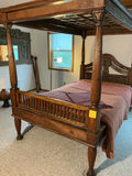 Indonesian Solid Wood Canopy bed - thumbnail 2 of 14