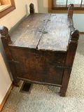 Antique Wooden Dowry Chest - thumbnail 3 of 8