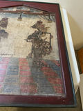 Antique Indonesian Two sided painting, dated 1932 - thumbnail 3 of 6