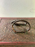 Small Vintage Carved trunk and Wicker basket - thumbnail 8 of 10