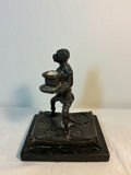 Vintage Bronze Monkey, 3 Antique Chinese Jue, and a carved bust - thumbnail 3 of 12