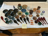 Hand Made pottery bowls, spoons, and drinking cups - thumbnail 1 of 22