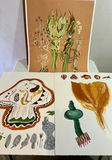 Three originals by Rikki one on canvas two paper - thumbnail 1 of 8