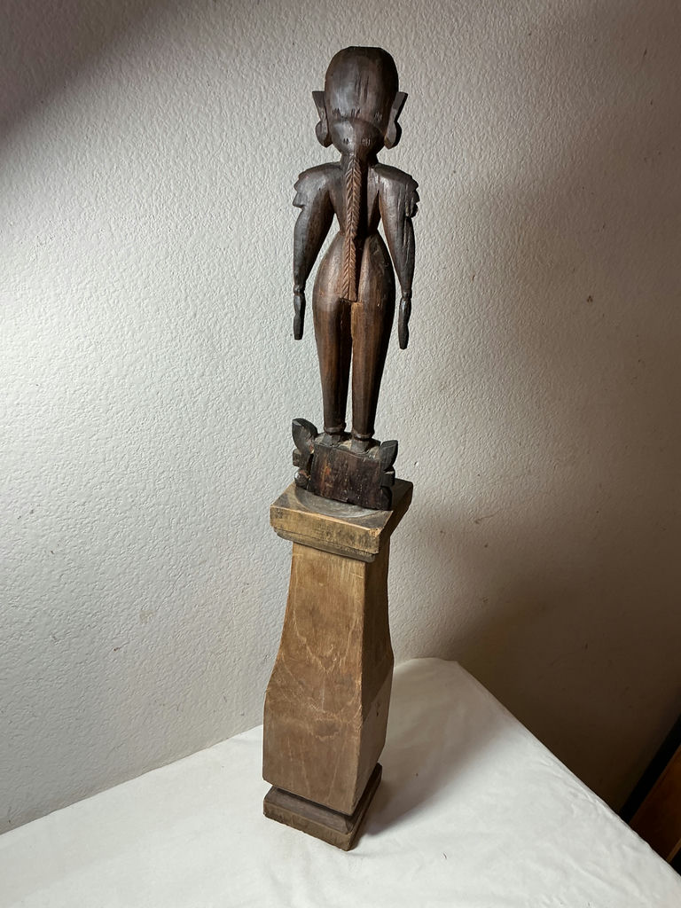 Wayang Kulit Shadow Puppet & Marapachi Bommai Wooden Figurine - image 3 of 5