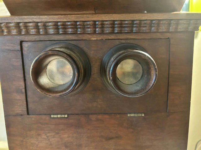Antique Alex Becker Table Top Large Sweetheart Revolving Stereoscope Viewer - image 5 of 6