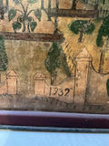 Antique Indonesian Two sided painting, dated 1932 - thumbnail 6 of 6