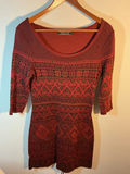 Black Knit long poncho , Peruvian Knit dress - thumbnail 4 of 6