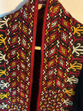 Tekke Turkmen chyrpy coat, and linen wrap dress - thumbnail 2 of 8