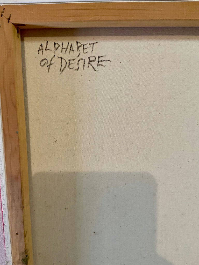 Original Painted Canvas, Alphabet of Desire by Rikki Ducornet - image 3 of 5
