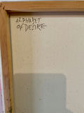 Original Painted Canvas, Alphabet of Desire by Rikki Ducornet - thumbnail 3 of 5