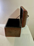 Small Vintage Carved trunk and Wicker basket - thumbnail 10 of 10