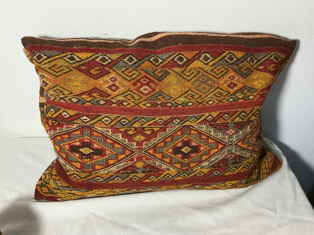 Kilm throw pillow and one other - image 4 of 5
