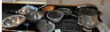 Assortment of Stainless Kitchen Cookware - thumbnail 1 of 9