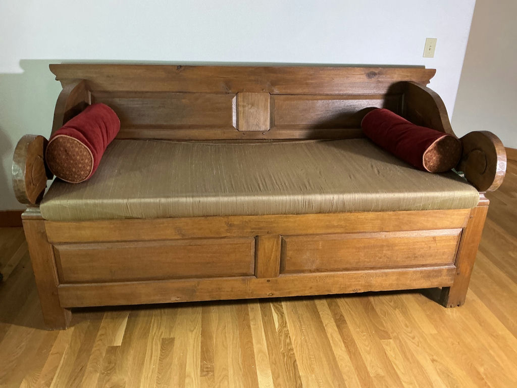 Vintage Indonesian Solid wood Diwan - image 1 of 8