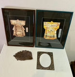 Framed print of Kimono w/Poem, vintage metal frames - thumbnail 1 of 11