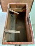 Small Vintage Carved trunk and Wicker basket - thumbnail 5 of 10