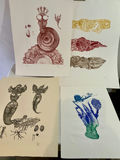 Five More numbered prints by Rikki on paper - thumbnail 1 of 12