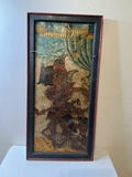 Antique Indonesian Paintings on Metal, framed in wood. - thumbnail 5 of 6