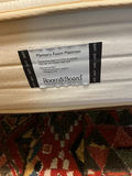 Carved wooden bed frame with memory foam mattress - thumbnail 7 of 9