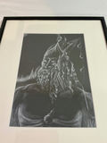 3 Unique Framed Artwork, two autographed by artist - thumbnail 3 of 12