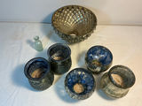 Vintage Blown Art Glass cups and bowls. - thumbnail 5 of 5