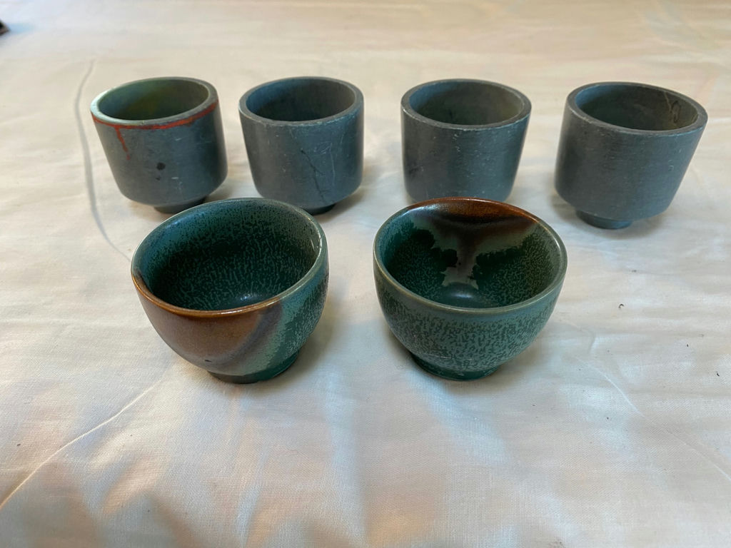 Hand Made pottery bowls, spoons, and drinking cups - image 8 of 22