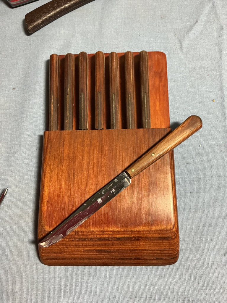 Collection of vintage kitchenware, utensils, and carving tools - image 11 of 14