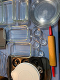 Assorted Pyrex & aluminum Bakeware and Kitchen Tools - thumbnail 2 of 5