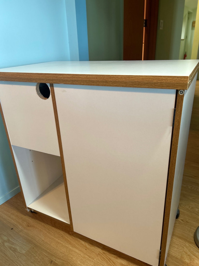 White Sewing Cabinet - image 4 of 4