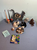Cat-themed figurines and decor collection - thumbnail 1 of 7