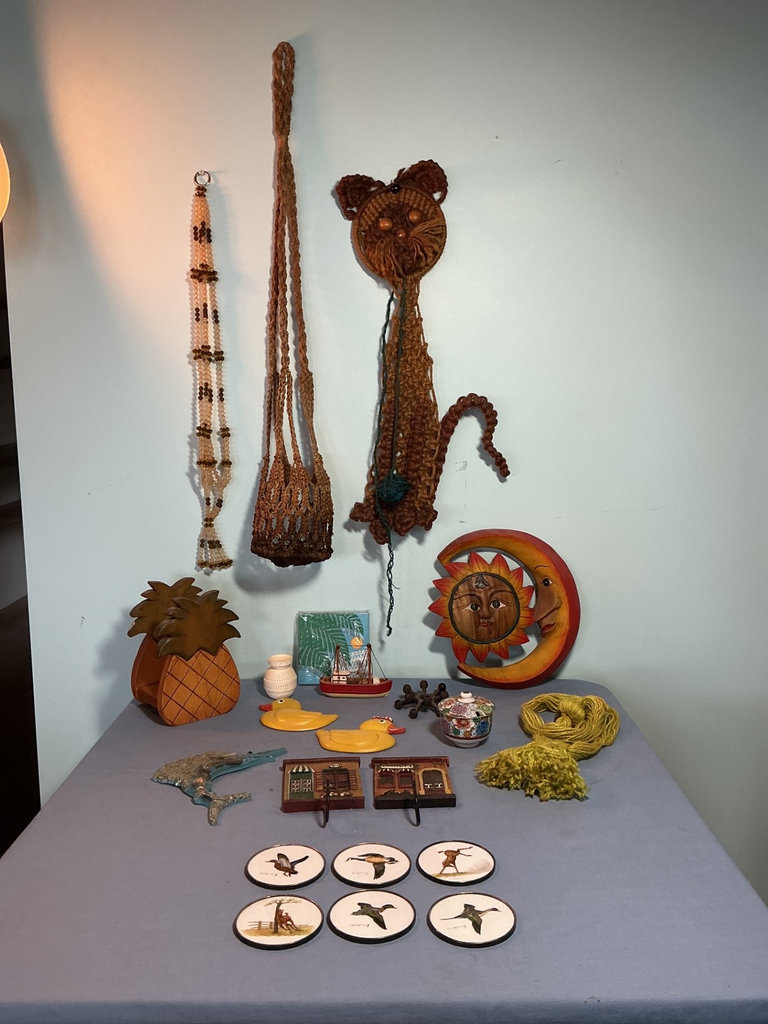 Assorted decorative home items and figurines - image 1 of 7