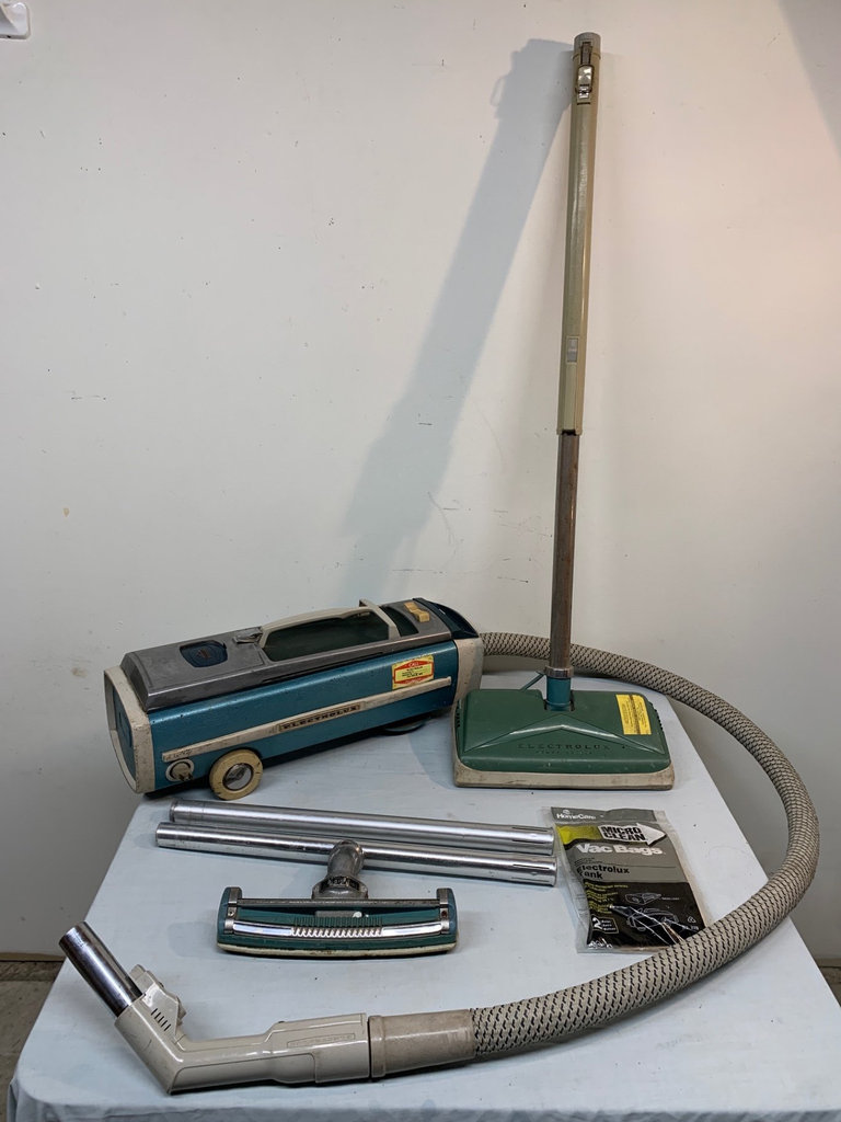 Vintage Electrolux vacuum cleaner with attachments and bags - image 1 of 6