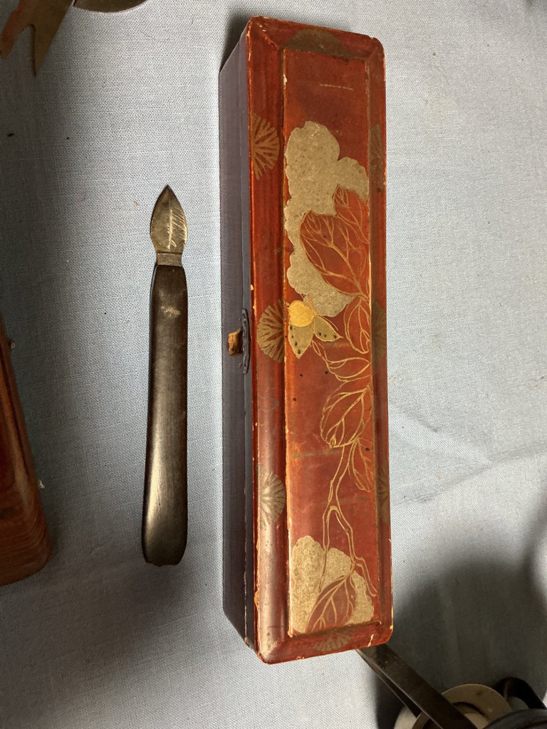 Collection of vintage kitchenware, utensils, and carving tools - image 8 of 14