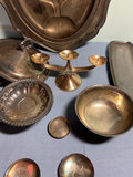 Vintage Silver Plate , Sterling and porcelain serving items - thumbnail 4 of 7