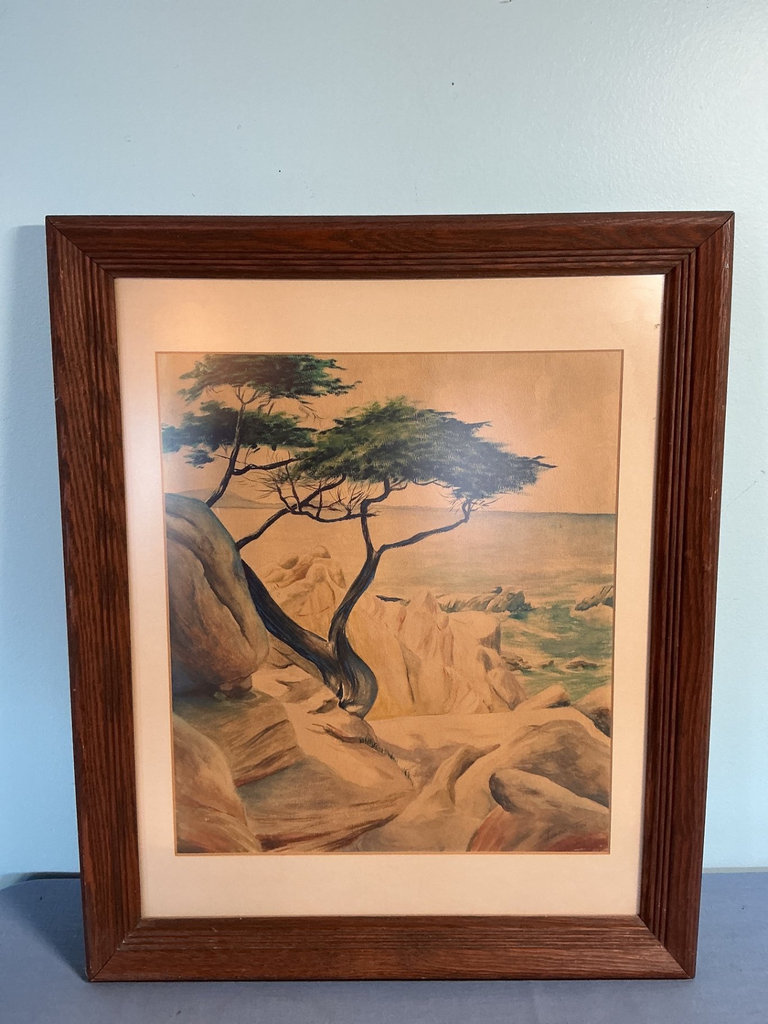 Signed and Framed Original Art. - image 2 of 9