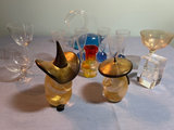 Assorted glassware and decorative glass sculptures - thumbnail 1 of 9