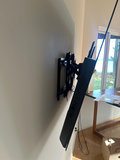 Wall-mounted LG LED TV with mounting hardware, accessories - thumbnail 4 of 5
