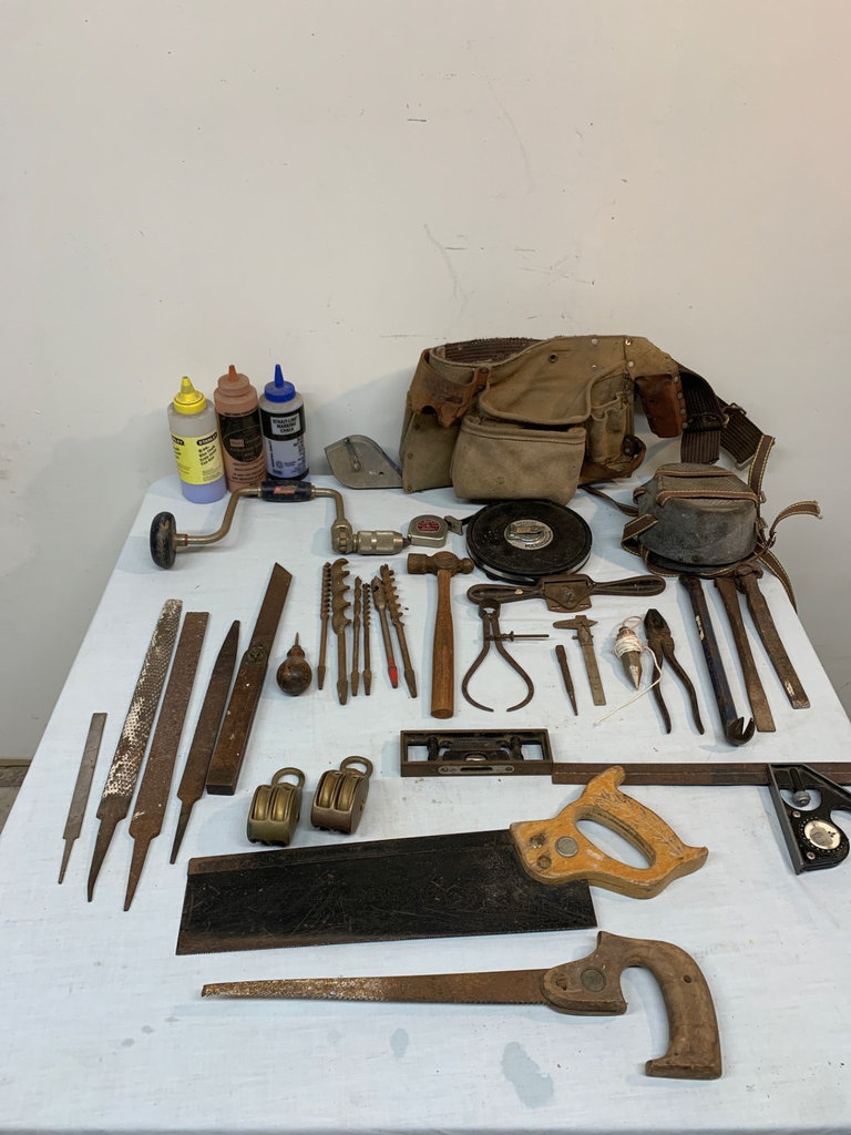Collection of vintage hand tools and accessory kit - image 1 of 4
