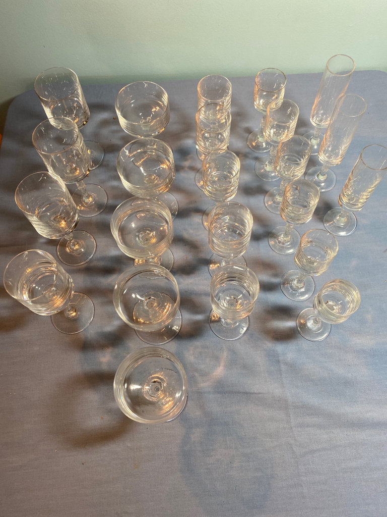 Pretty Glass American Stemware , Princeton Pattern - image 3 of 6