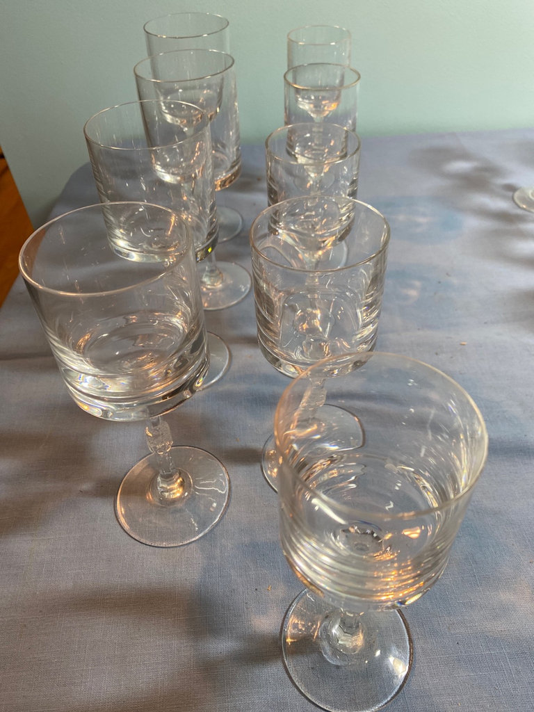 Pretty Glass American Stemware , Princeton Pattern - image 4 of 6