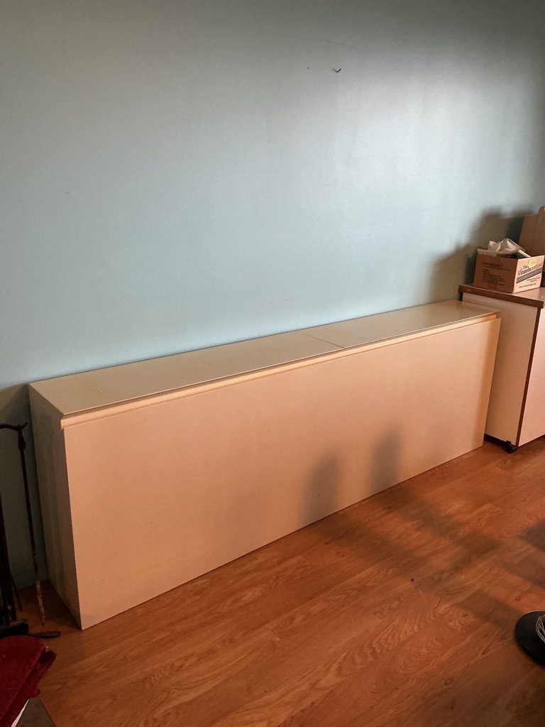 Storage cabinet with hinged lids. - image 1 of 4
