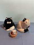 Cat-themed figurines and decor collection - thumbnail 4 of 7