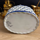 Traditional Blue and White and Brass Decor - thumbnail 10 of 19