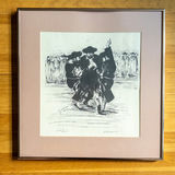1970 Joseph Wasser Dancing Hassidim Print  - thumbnail 1 of 10