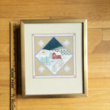 American Folk Art Winter Landscape Painting - thumbnail 8 of 8