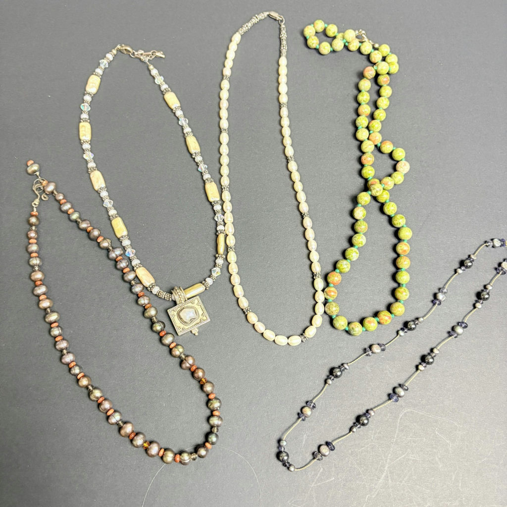Freshwater Pearls, Stone, Sterling Jewelry - image 1 of 16