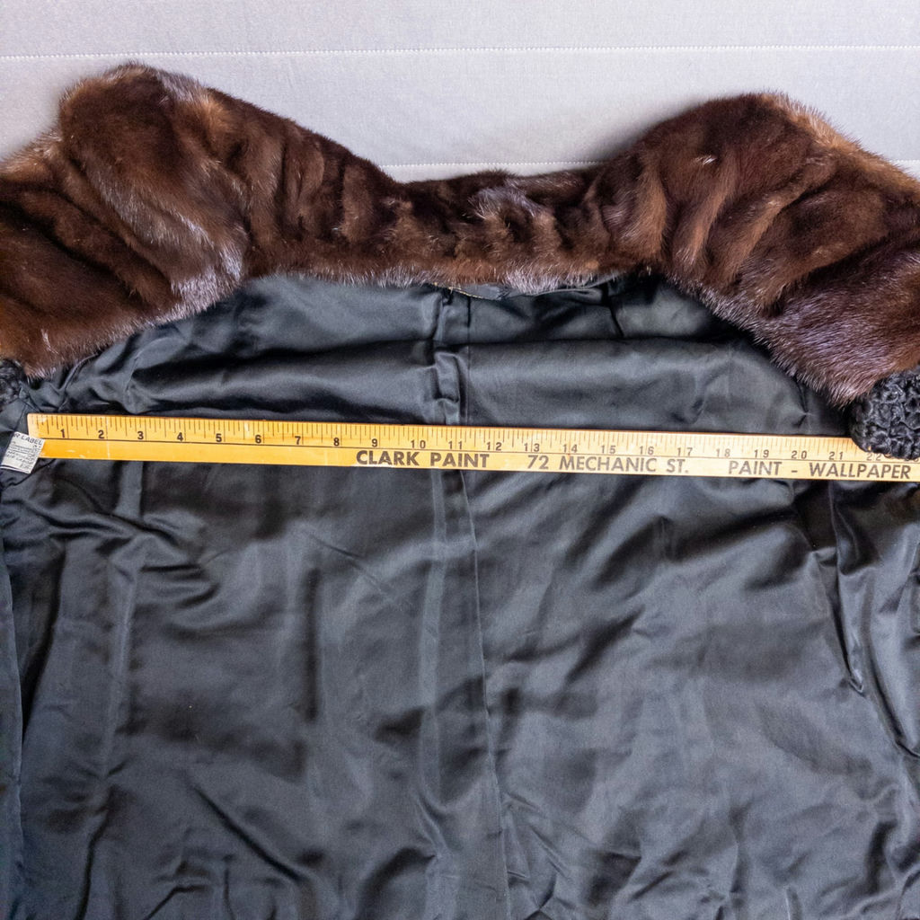 Mid Century Persian Lamb and Mink Jacket and Hat - image 15 of 20