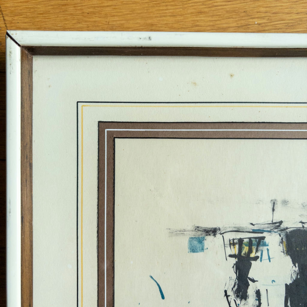 Moshe Gat "The Fishermen" Color Lithograph - image 4 of 9