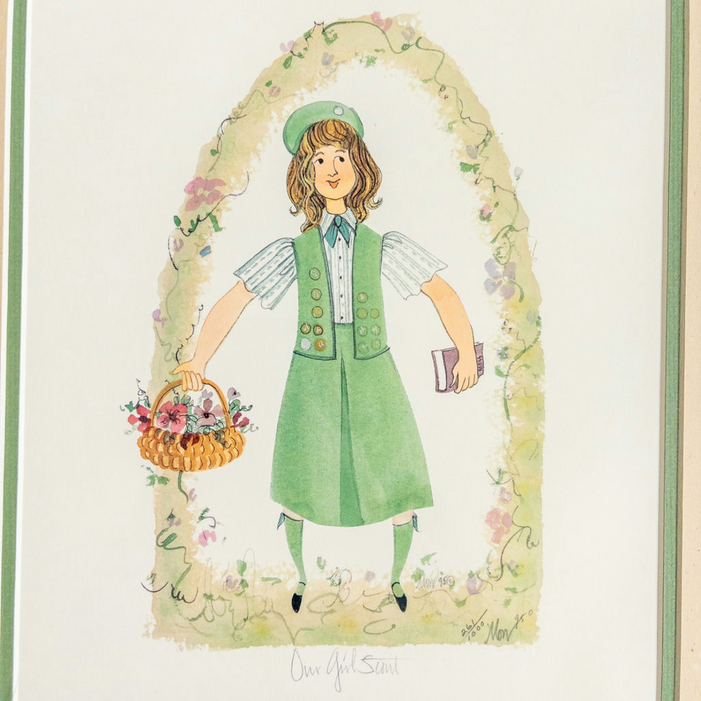 P. Buckley Moss "Our Girl Scout" Print - image 2 of 9
