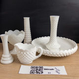 Milk Glass with Fenton Hobnail - thumbnail 1 of 19